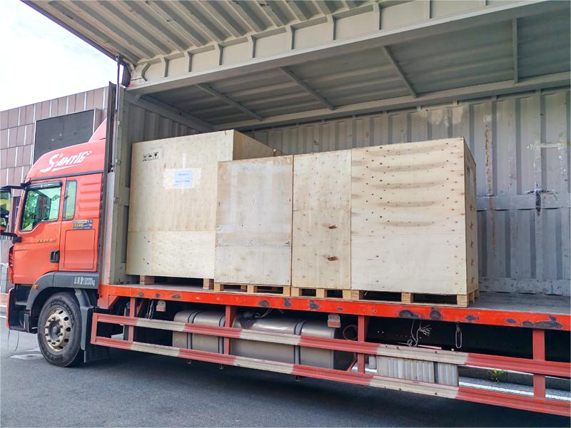 เครื่องคัดแยกสี Topsort 10 เครื่องถูกบรรจุและจัดส่งแล้ว