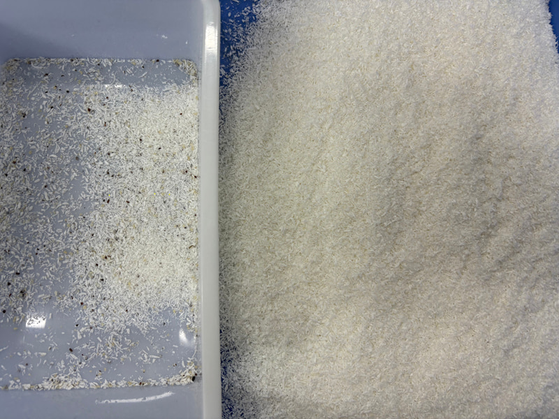 เครื่องคัดแยกผงมะพร้าว TOPSORT พร้อมบริการควบคุมระยะไกล