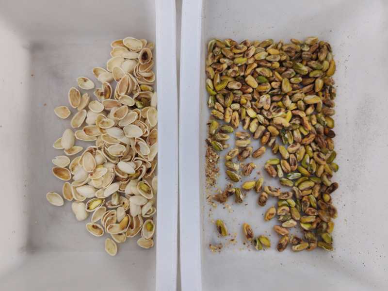 เครื่องคัดแยกสีพิสตาชิโอขนาดเล็กพิเศษ Topsort