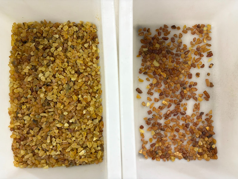 เครื่องคัดแยกสีอำพันขนาดเล็ก TOPSORT