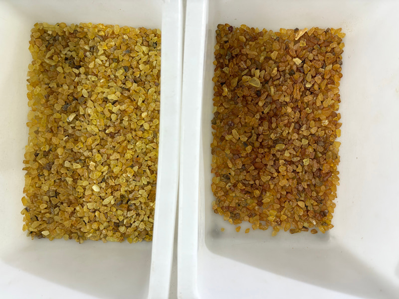 เครื่องคัดแยกสีเหลืองอำพันความแม่นยำสูง TOPSORT